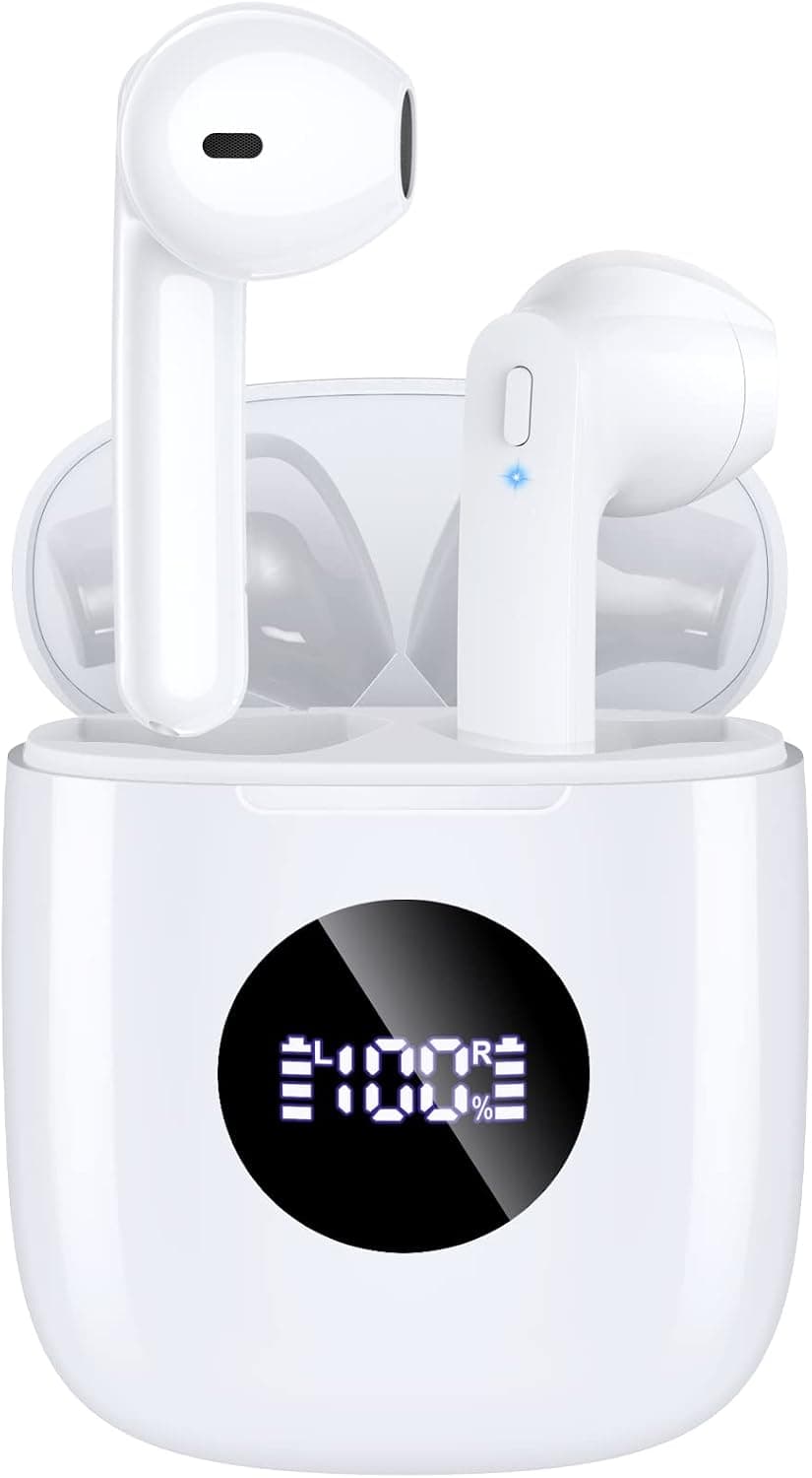 CAPOXO Wireless Earbuds bkuetooth Headphones V5.3