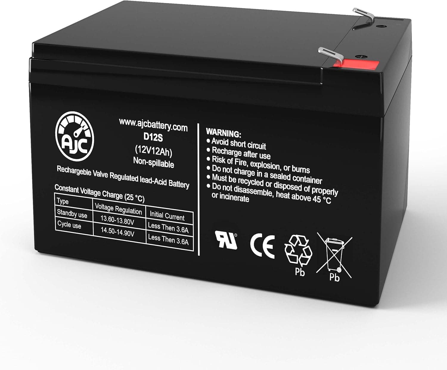 APC BackUPS PRO 650 12V 12Ah UPS Battery - This is an AJC Brand Replacement