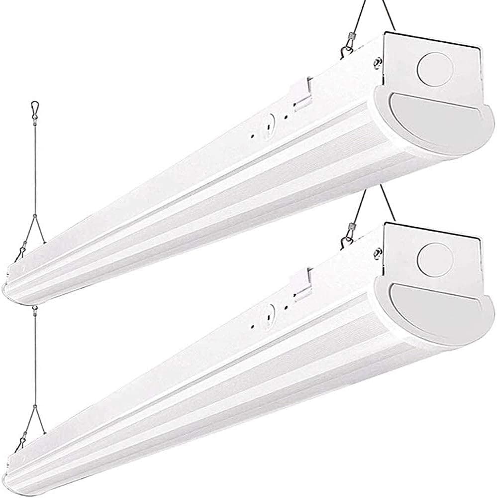 FREELICHT 8FT LED Shop Light, 110W, 15000 Lumen, 5000K Daylight, Dimmable 8 Foot LED Linear Fixtures for Garage, Workshop, Warehouse, ETL Certified, 2 Pack