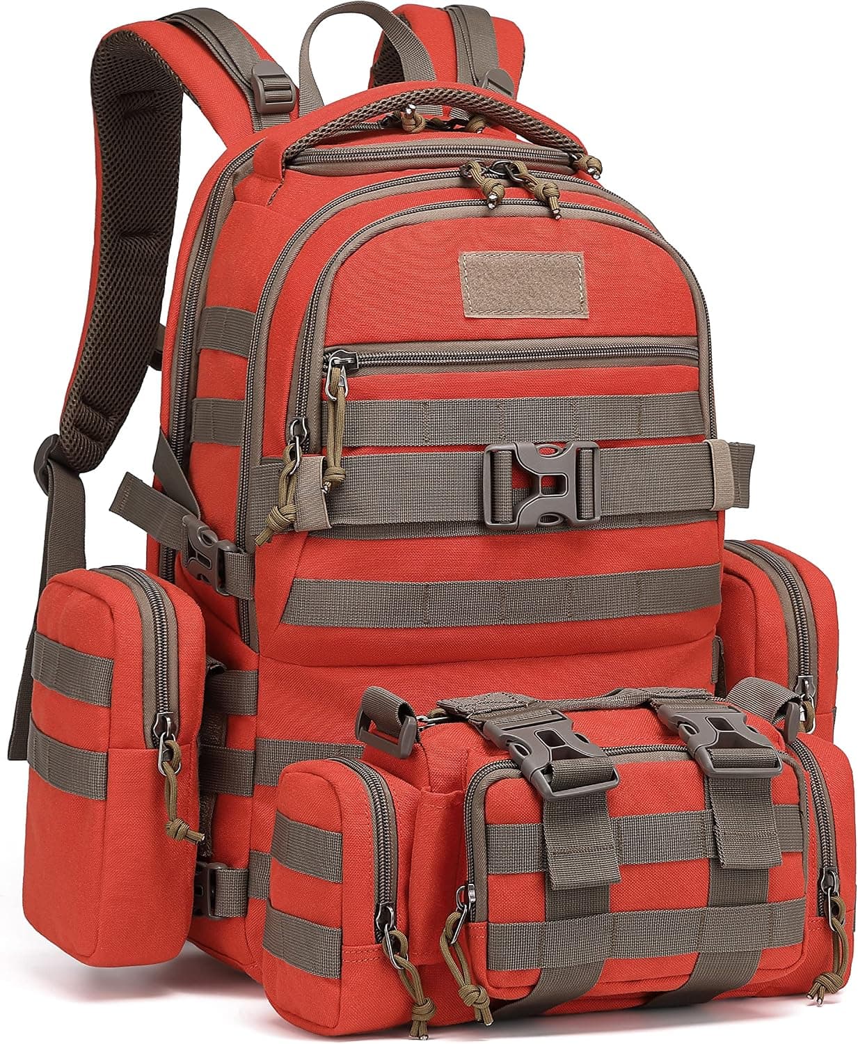 Wotony Tactical Backpack Military Army Rucksack 50L Large Assault Pack Detachable Molle Bag Man Backpack