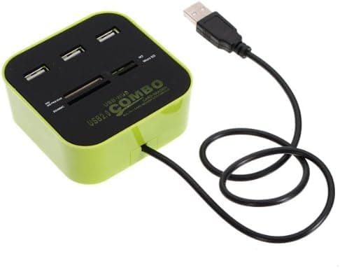 3 ports USB 2.0 HUB with Multi-card Reader Combo for SD/MMC/M2/MS MP All In One