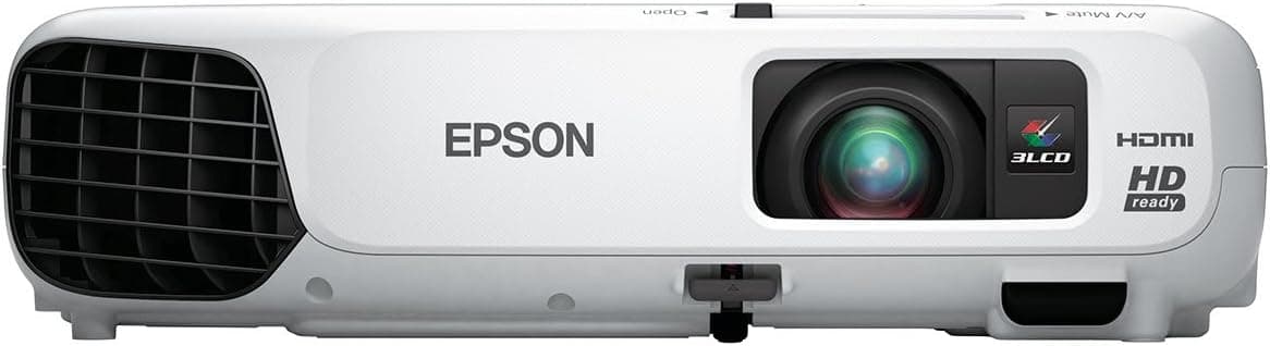 Epson Home Cinema 725HD, HDMI, 3LCD, 2800 Lumens Color and White Brightness, Home Entertainment Projector