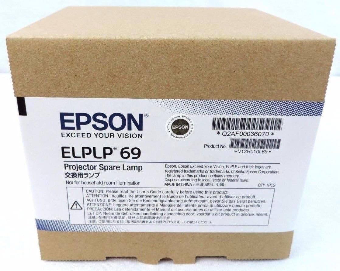 Electrified POWERLITE Home Cinema 5030UB Replacement Lamp with Compatible Housing and Factory Original Bulb ELPLP69 / V13H010L69 for EPSON Projectors
