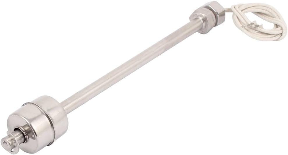 uxcell DC100V 180mm Stainless Steel Float Switch Tank Liquid Water Level Sensor