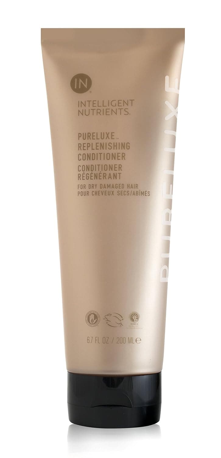 Intelligent Nutrients PureLuxe Replenishing Conditioner - Baobab Protein Conditioning Treatment for Dry & Damaged Hair, Silicone & Sulfate-Free (6.7 oz)