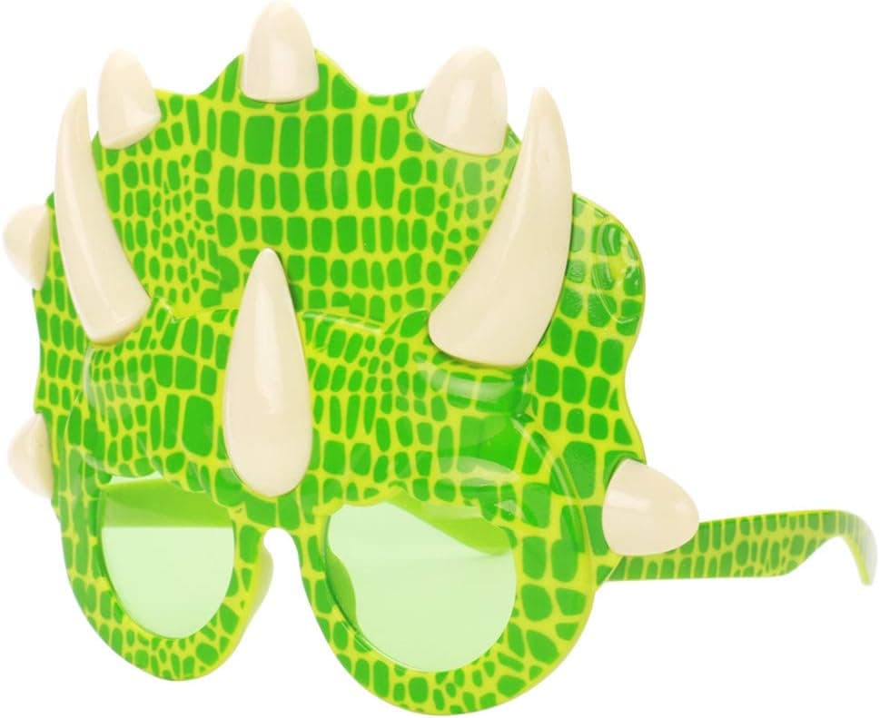 Ocean Line Triceratops Sunglasses – Party Favors, Novelty Shades, Dinosaur Mask Toys, Funny Costume Accessories for Kids & Adults