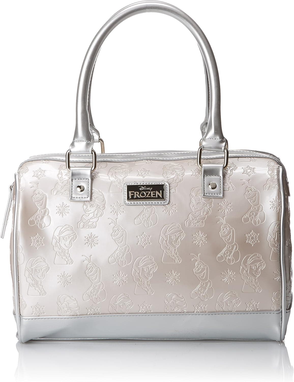 Disney Women's Frozen Embossed White Bag