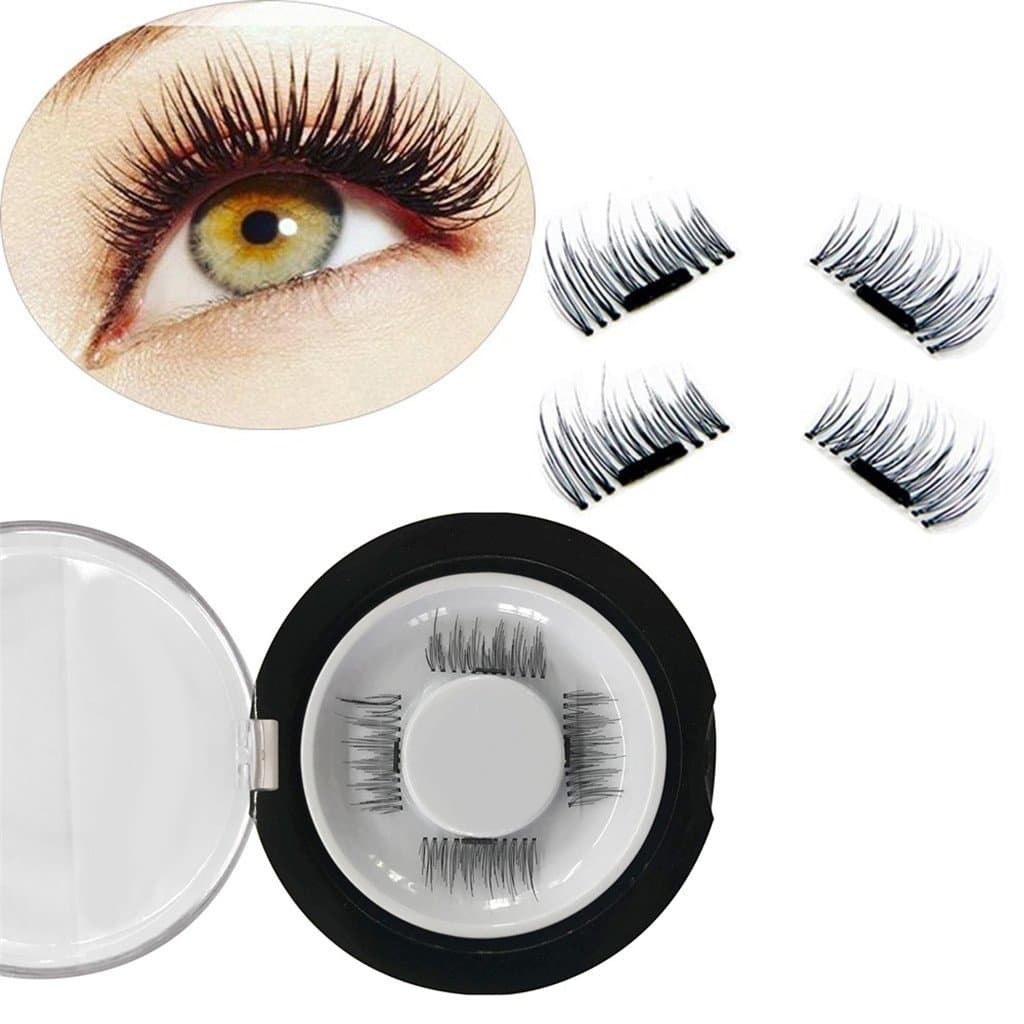 Magnetic Eyelashes Reusable False Eye Lash, Natural Fiber, Butterfly
