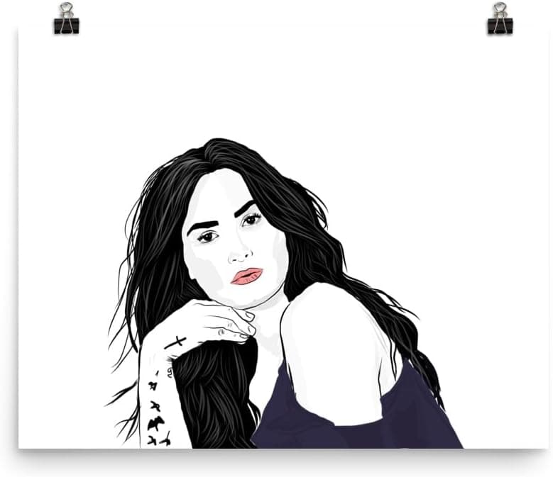 Babes & Gents Demi Lovato Poster (8x10 to 24x36) (8x10)