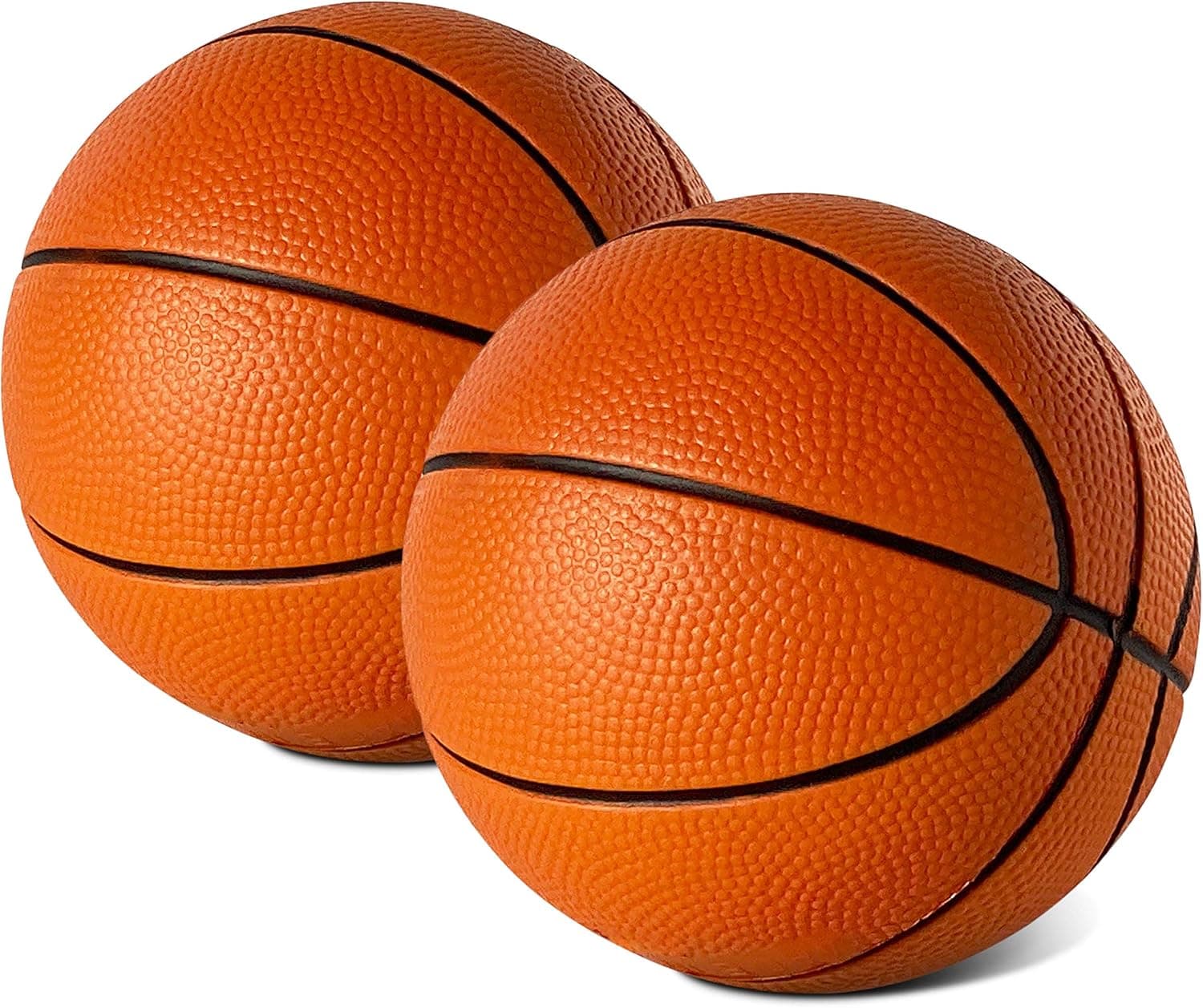 5” Foam Mini Basketball for SKLZ Pro Mini Basketball Hoop, 2 Pack | Safe & Quiet Small Basketball for Over The Door Mini Hoop Basketball Sets