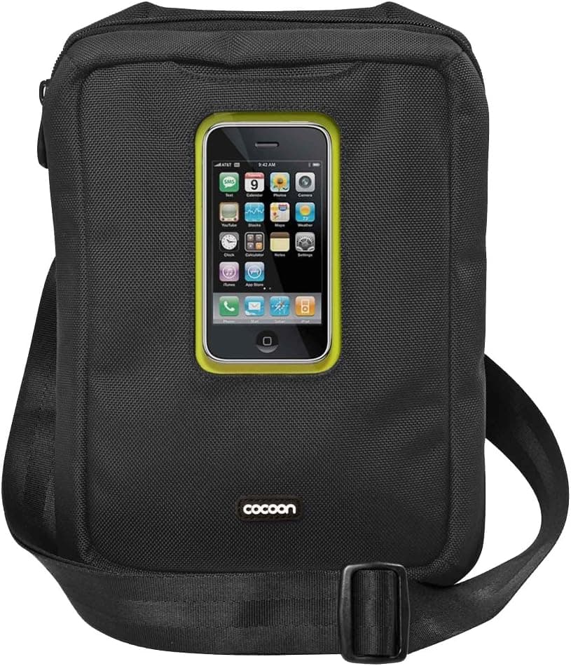 Cocoon CGB150BY Gramercy iPad Messenger Sling Includes Grid-IT!® Accessory Organizer (Black)