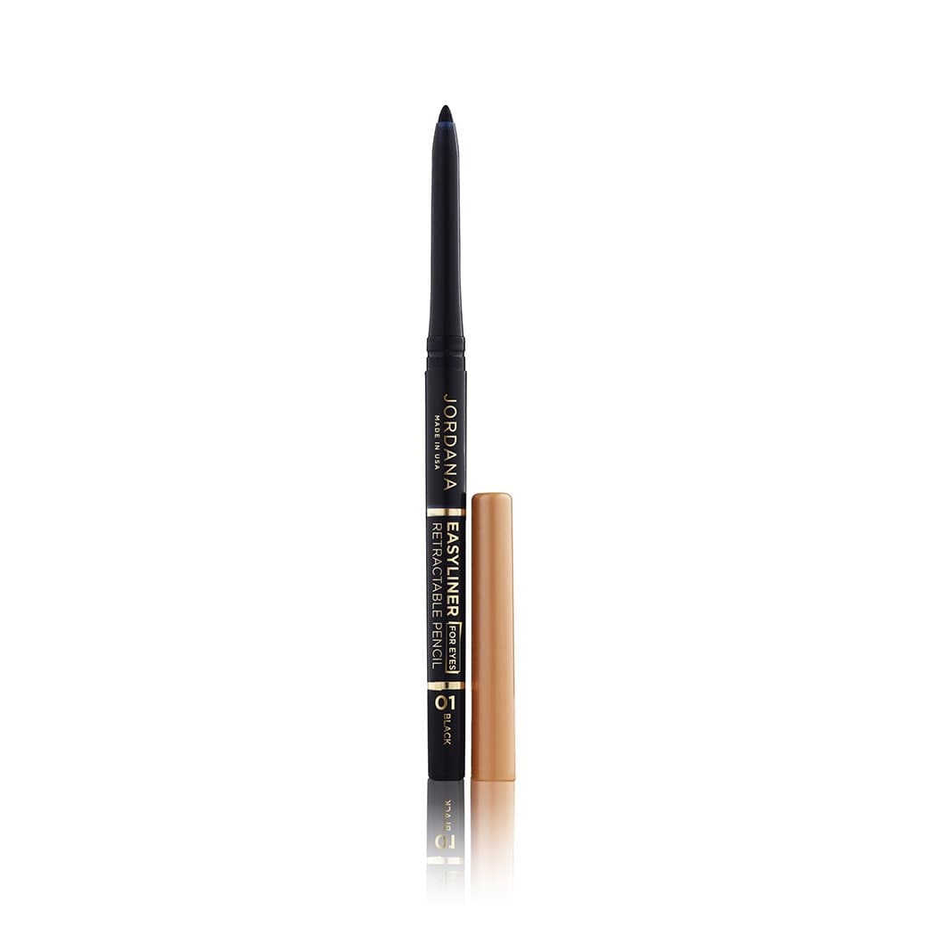 Jordana Easyliner Retractable Pencil for Eyes Black (6-pack)