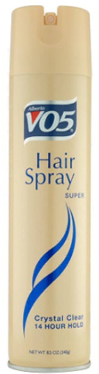 VO5 Crystal Clear Hairspray Super 8.5 oz