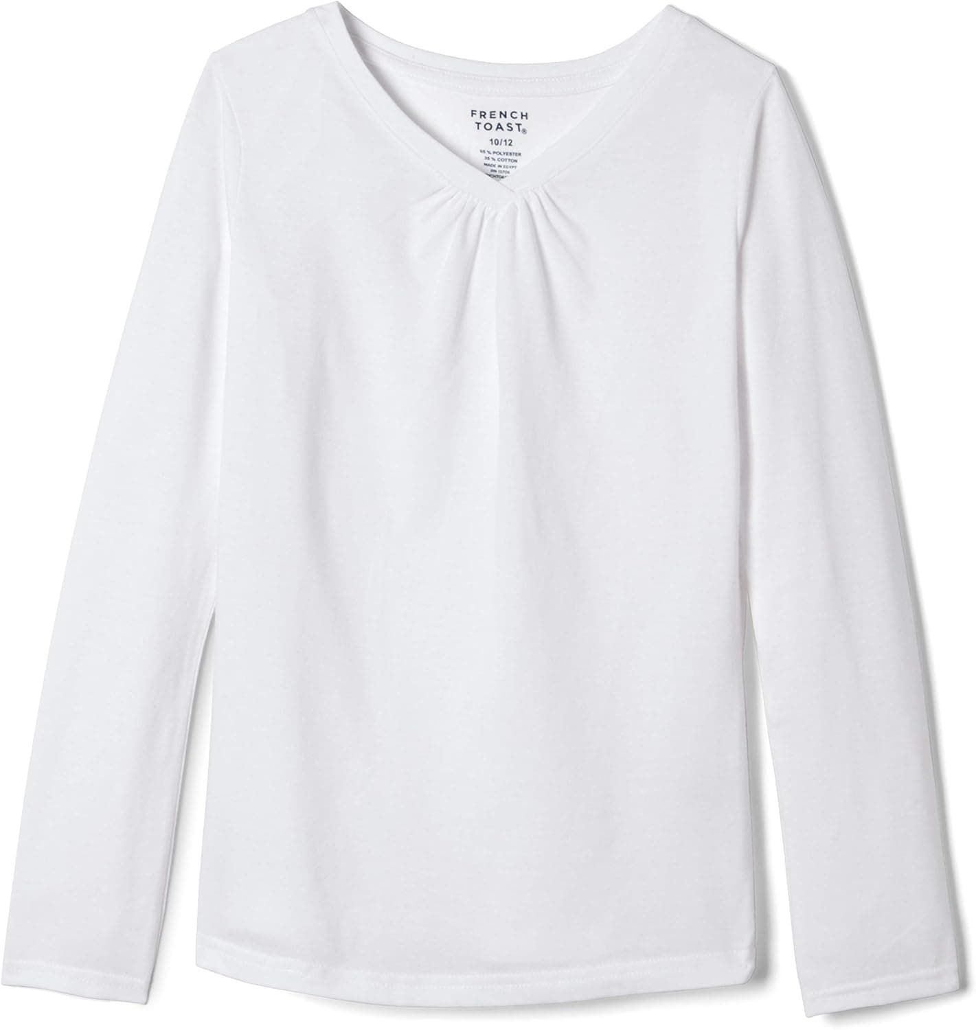 French Toast Girls' Long Sleeve V-Neck Tee