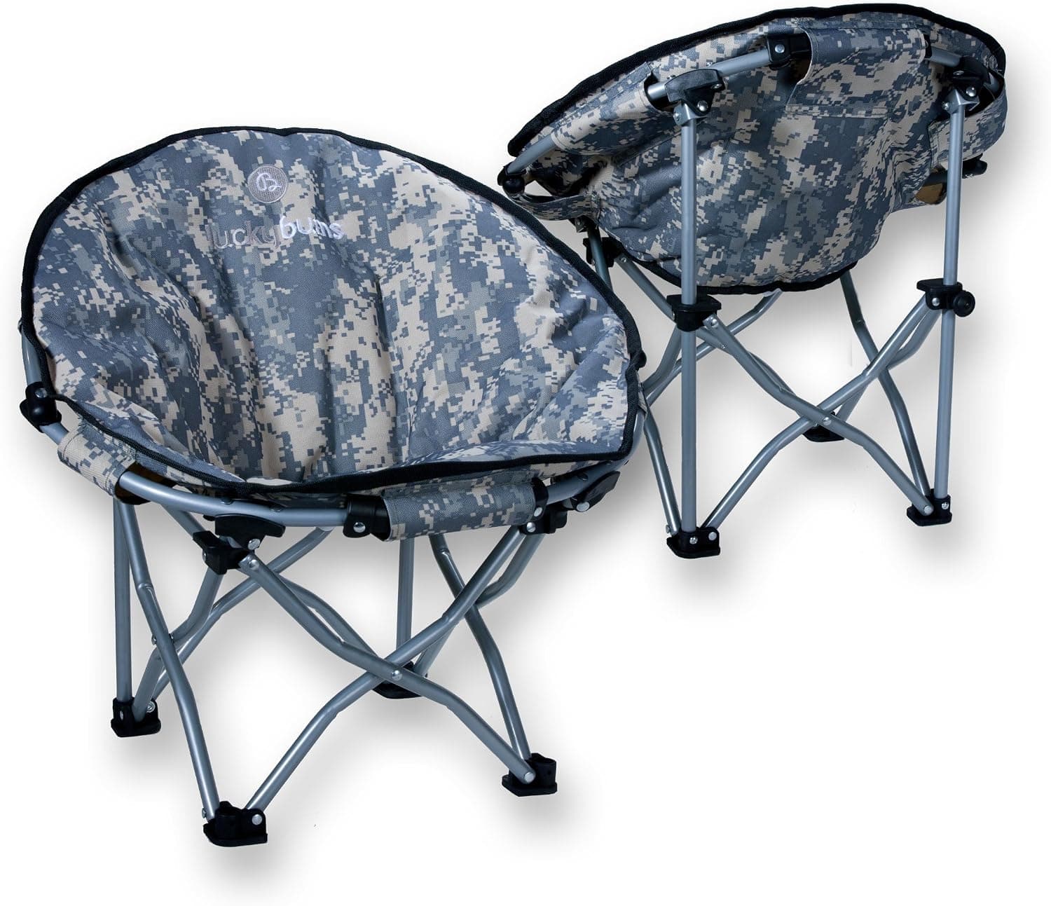 Lucky Bums Youth Moon Camp Chair (ACU Digital, Small)