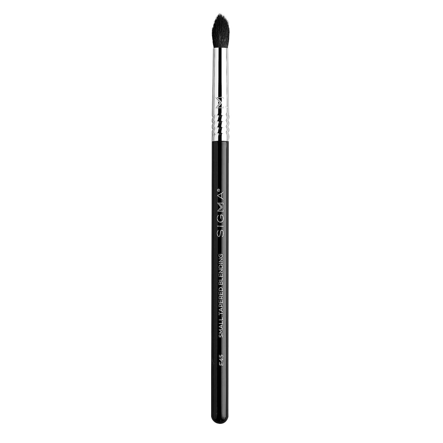 Sigma Beauty Professional E45 Small Tapered Blending Synthetic Eye Makeup Brush with SigmaTech® fibers for Eyeshadow Blending