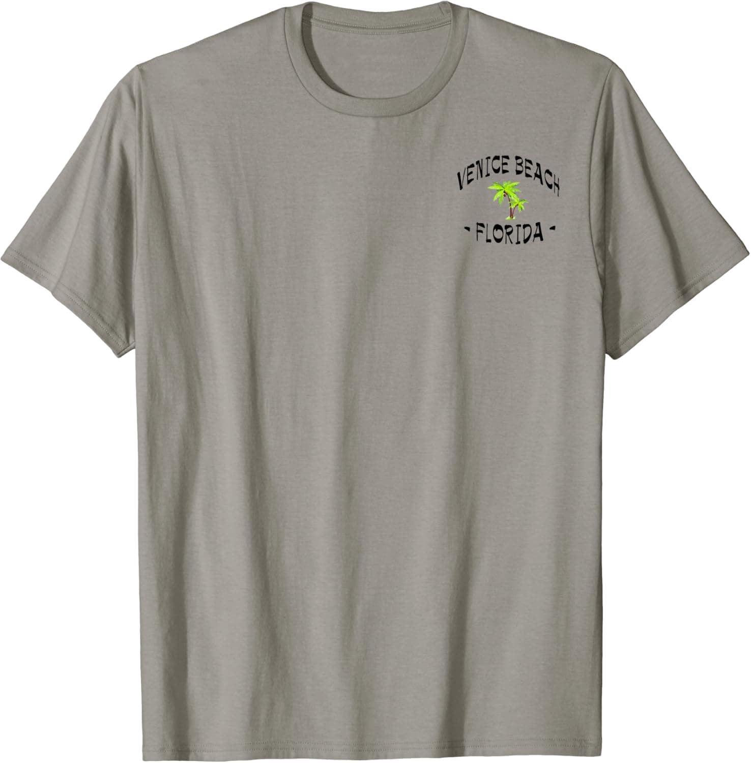 2 SIDED VENICE BEACH FLORIDA TROPICAL DESTINATION T-SHIRT