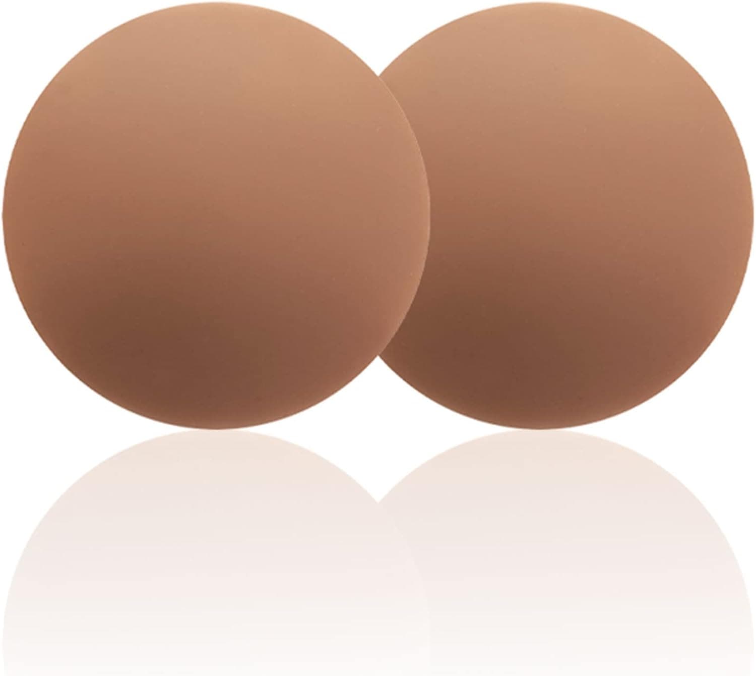 EssentiallyWomen Simply Women Silicone Pasties, Nipple Covers, Reusable Nipple Cover, Fits Sizes A-DD Coco