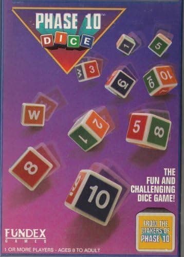 Phase 10 Dice; a Roll & Score Dice Game by Fundex