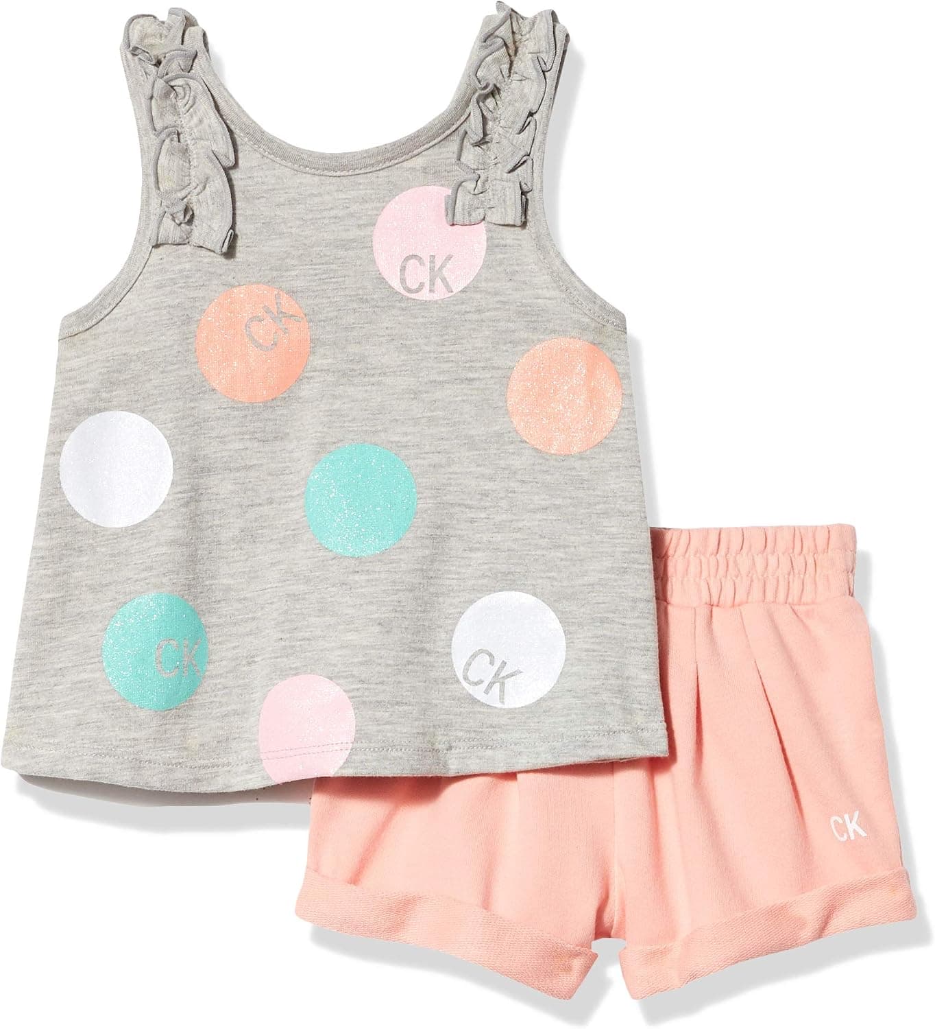 Calvin Klein girls 2 Pieces Shorts Set