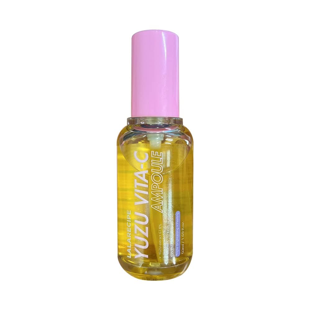 Hitrons Solutions YUZU (Citrus fruit) Vitamin C and 12 kinds of Vitamin Ampoule, Cream, VEGAN, 1.69 fl. oz (Ampoule)
