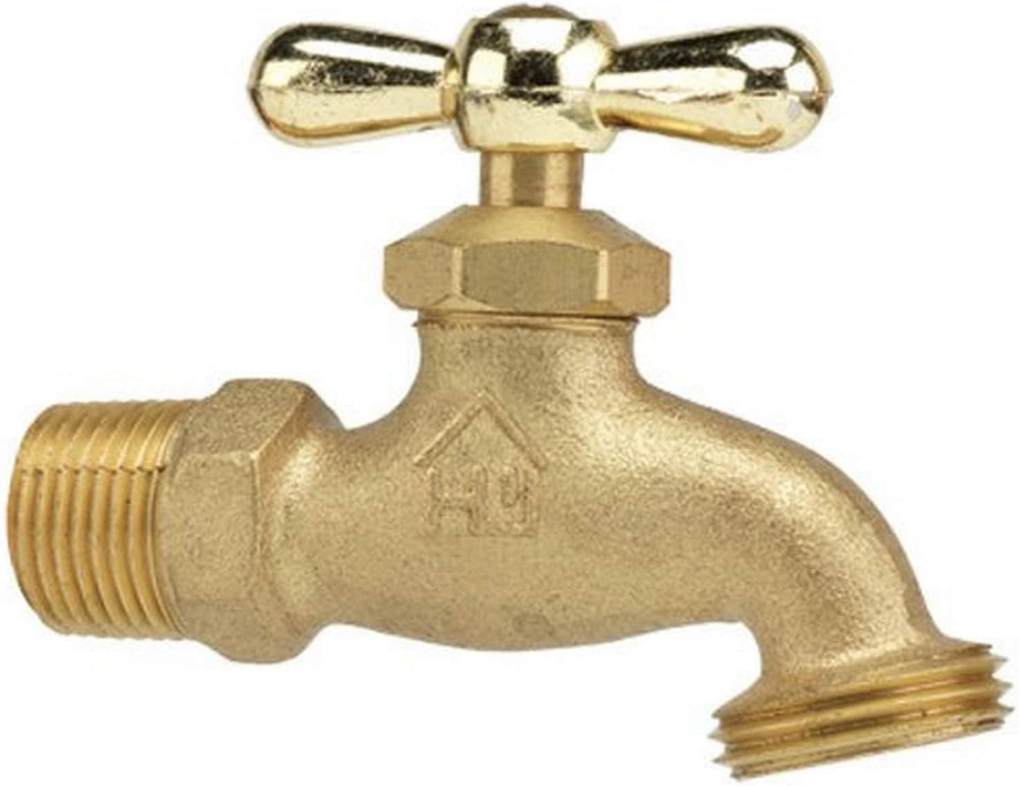 Homewerks VHBSTDF4B Hose Bibb, 0.75-Inch, Brass