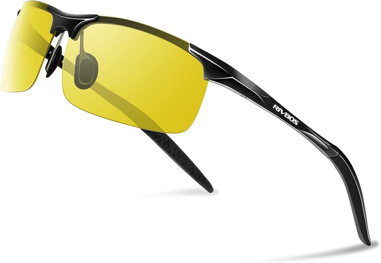 RIVBOS Polarized Sports Sunglasse for Men Women, Glasses for Cycling Running Fishing Golf Baseball RBS092