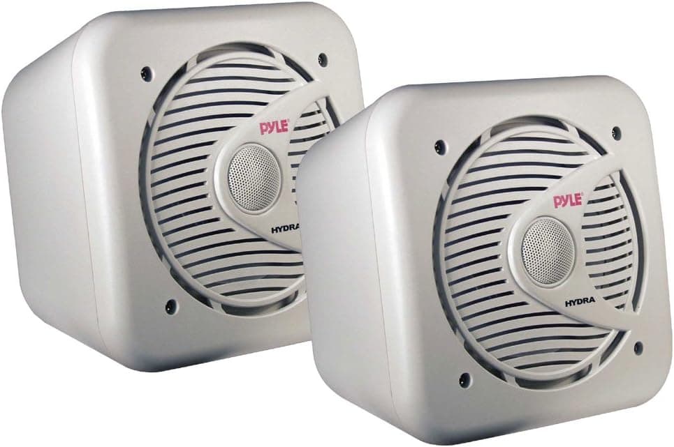 Pyle PLMR63 Pair 200 Watt 6.5" 2-Way Water-Resistant Marine Speakers (Pair)