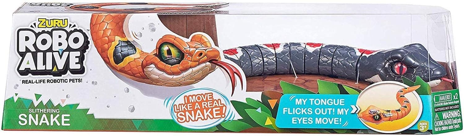 ROBO ALIVE Slithering Snake Grey Series 2