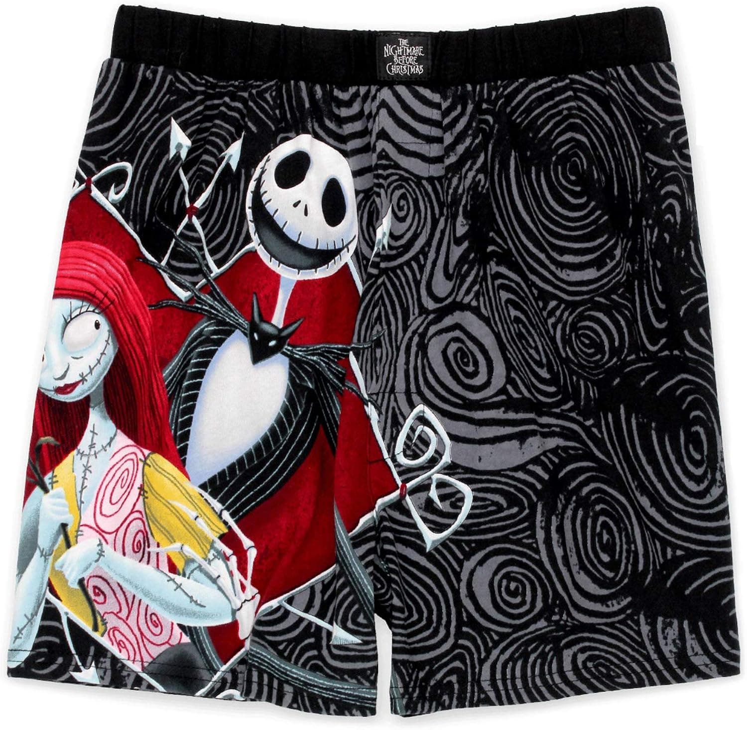 Nightmare Before Christmas Jack and Sally Men's Boxer Shorts Underwear