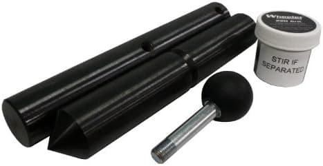 Wheeler Scope Ring Alignment and Lapping Kit for 1" Rings with Lapping Compound and Alignment Bars for Gunsmithing,black