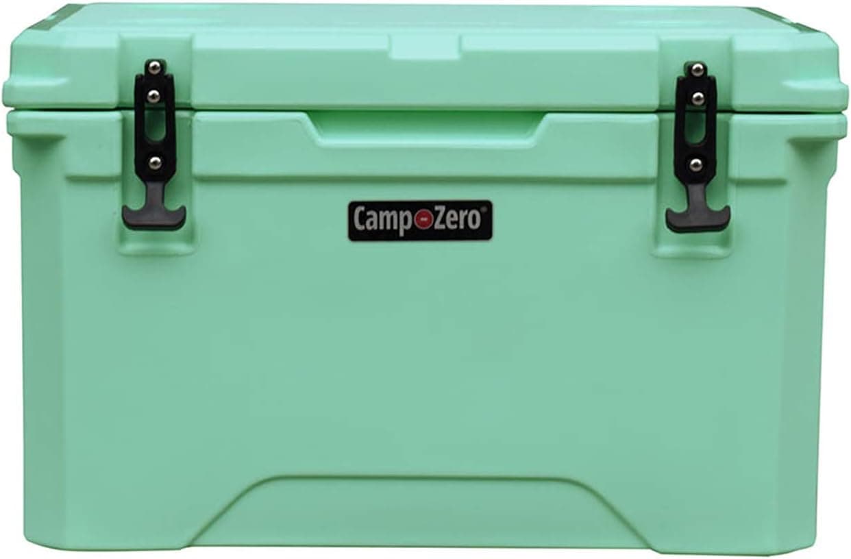 CAMP-ZERO 40 | 42.26 Quart Premium Cooler/Ice Chest with 4 Molded-in Cup Holders | Green