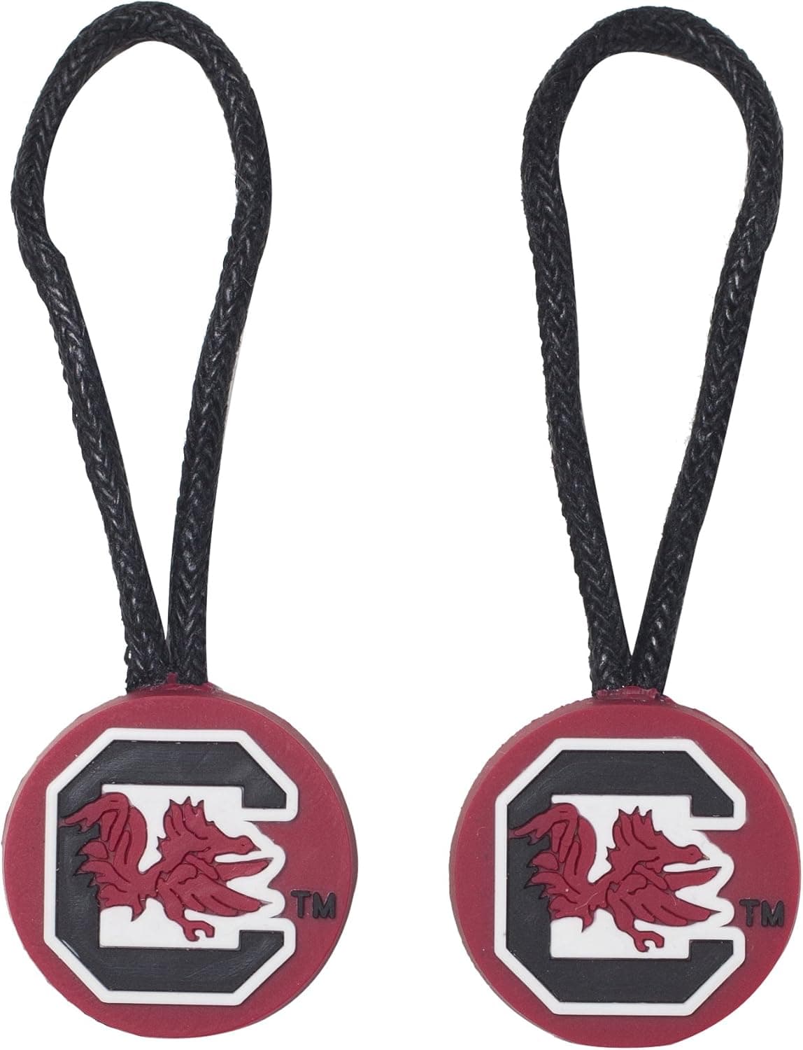 NCAA South Carolina Gamecocks ID Zipper Pull, 2-Pack