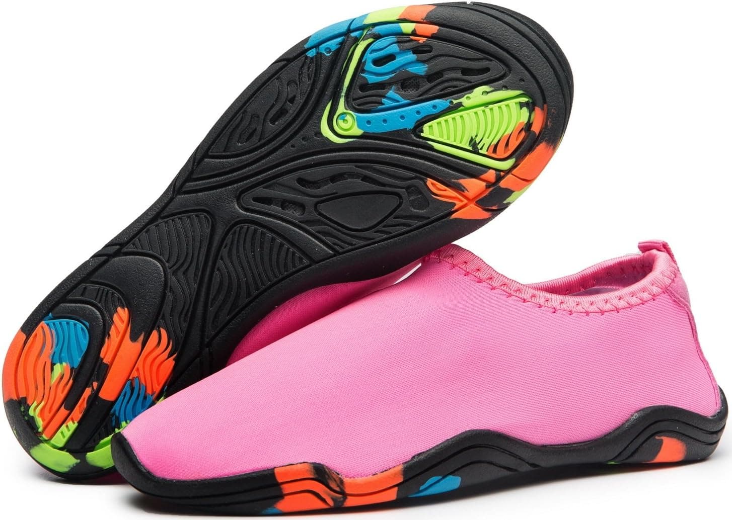 eslla Kids Water Shoes Slip-on Quick Drying Boys Girls Beach Swimming Water Sports Aqua Shoes