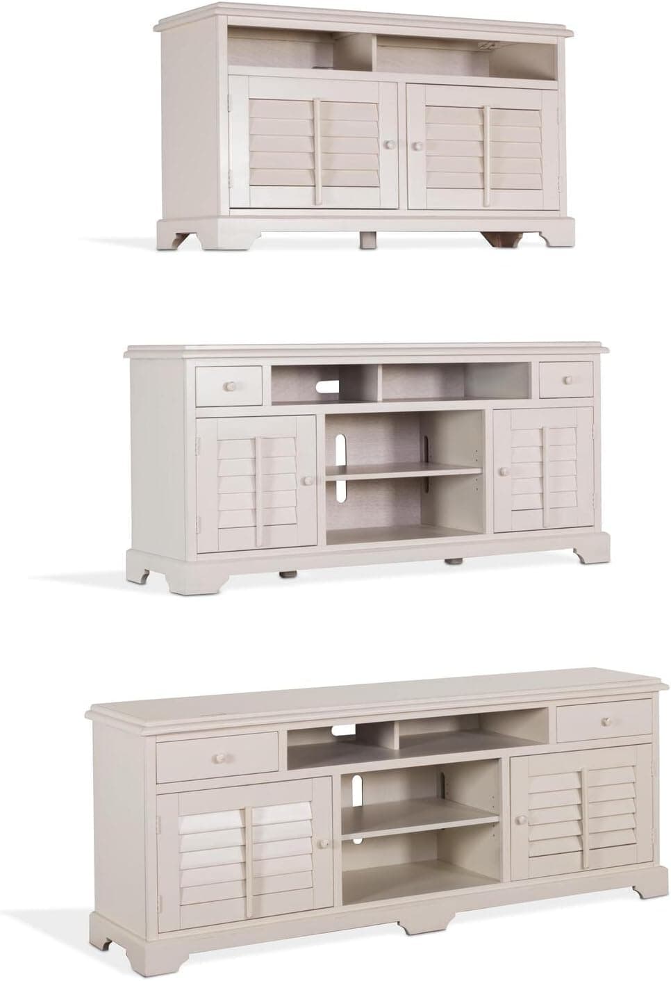 Sunny Designs Vintage Console, 54", White