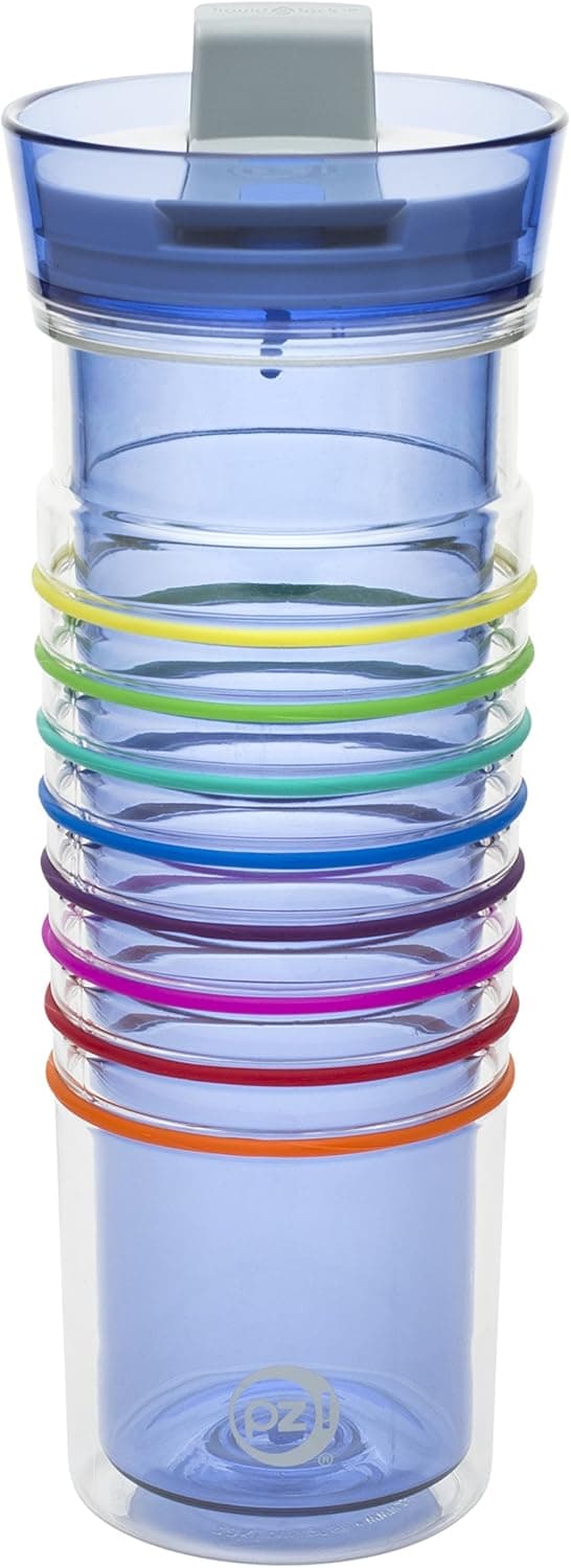 Zak Designs HydraTrak 20 oz. Double Wall Tumbler with Lever Lid, Periwinkle