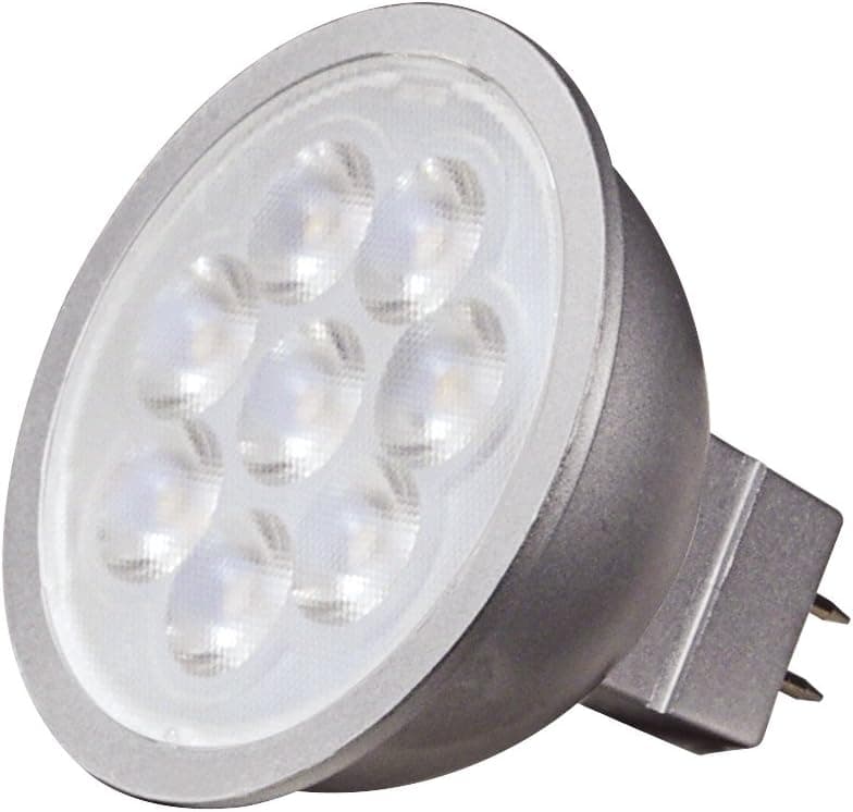 Satco S9499 GU 5.3 Light Bulb in White Finish, 1.78 inches, 40-Degree Beam Spread, 5000K