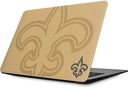 Skinit Decal Laptop Skin Compatible with MacBook Air 13.3 (2010-2017) - Officially Licensed NFL New Orleans Saints Double Vision Design