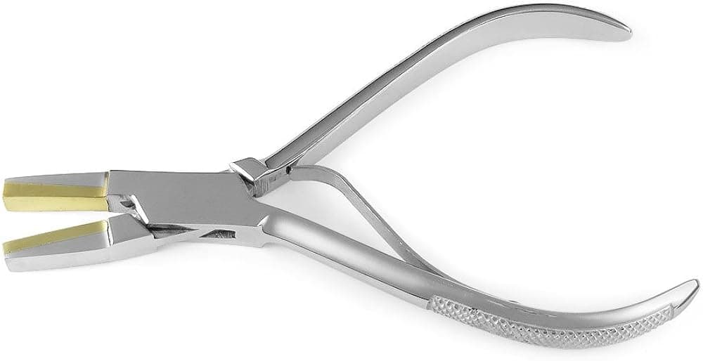 Scrap Metal 23 Flat Nose Brass Jaws Pliers 5 1/2 inch Piercing Tool