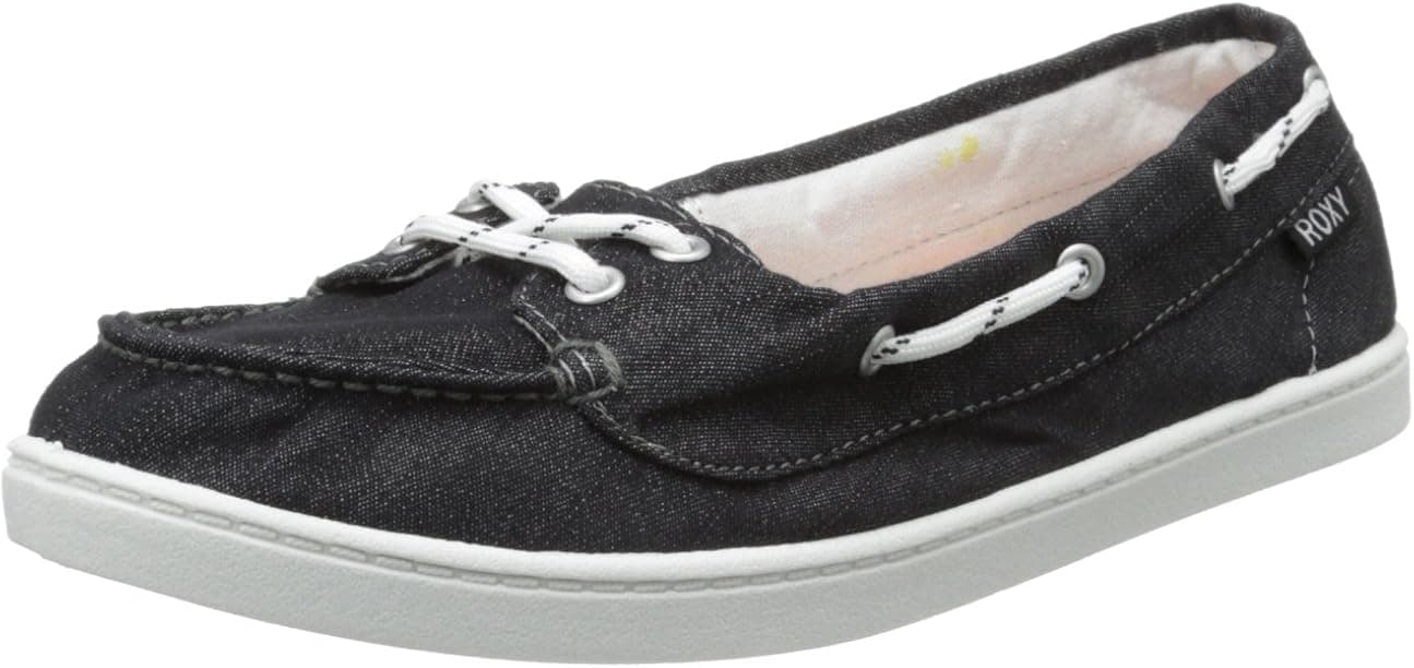 Roxy Women's Ahoy II Boat Shoe, Black