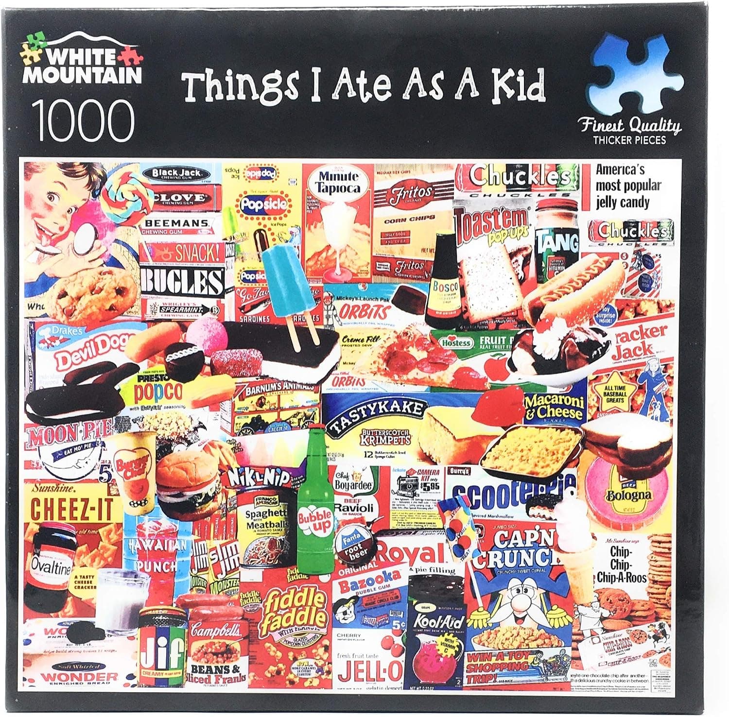 White Mountain Puzzles Things I Ate As A Kid Collage Puzzle - 1000 Piece Jigsaw Puzzle Version 1