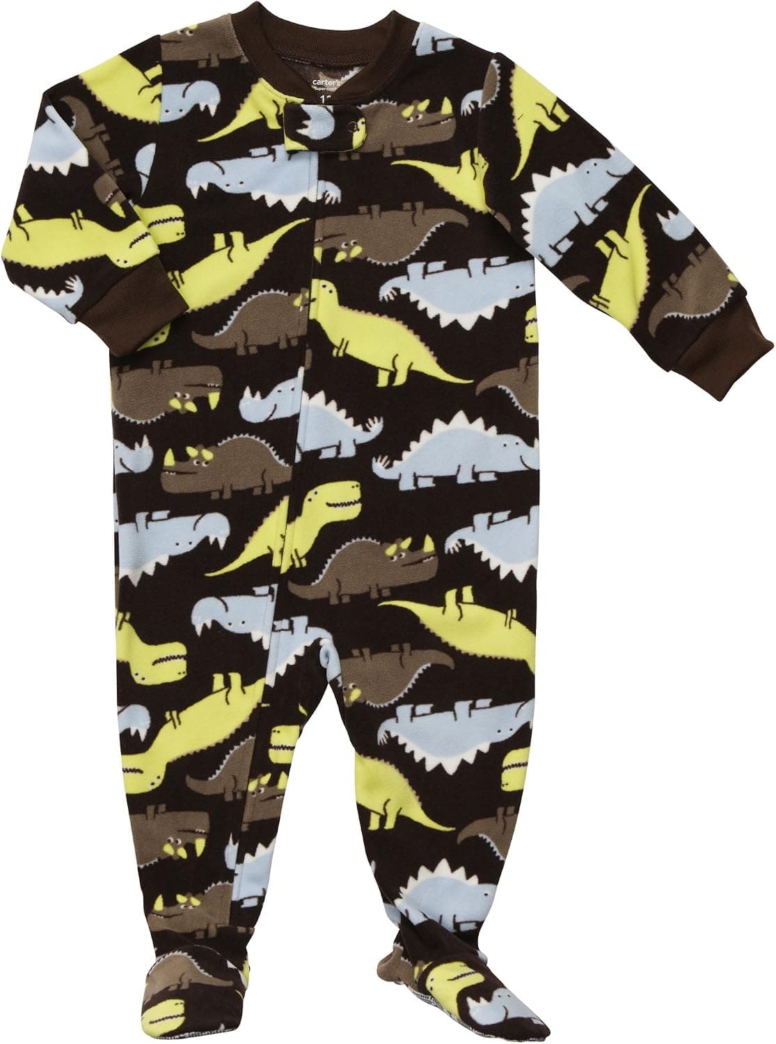 Carter's Infant Footed Fleece Sleeper - Dinosaurs-12 Months
