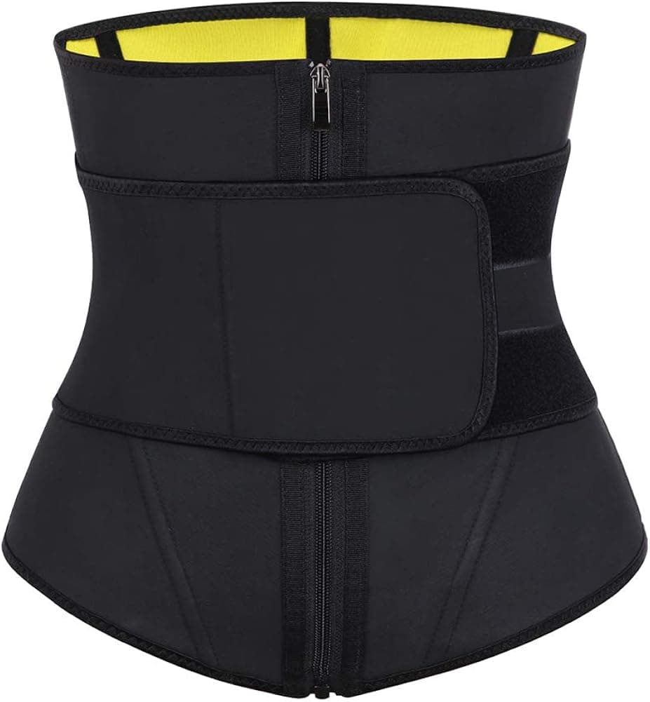 Wonder-beauty Waist Trainer for Women Hourglass Body Shaper with Adjustable Straps (Black, 3X-Large)