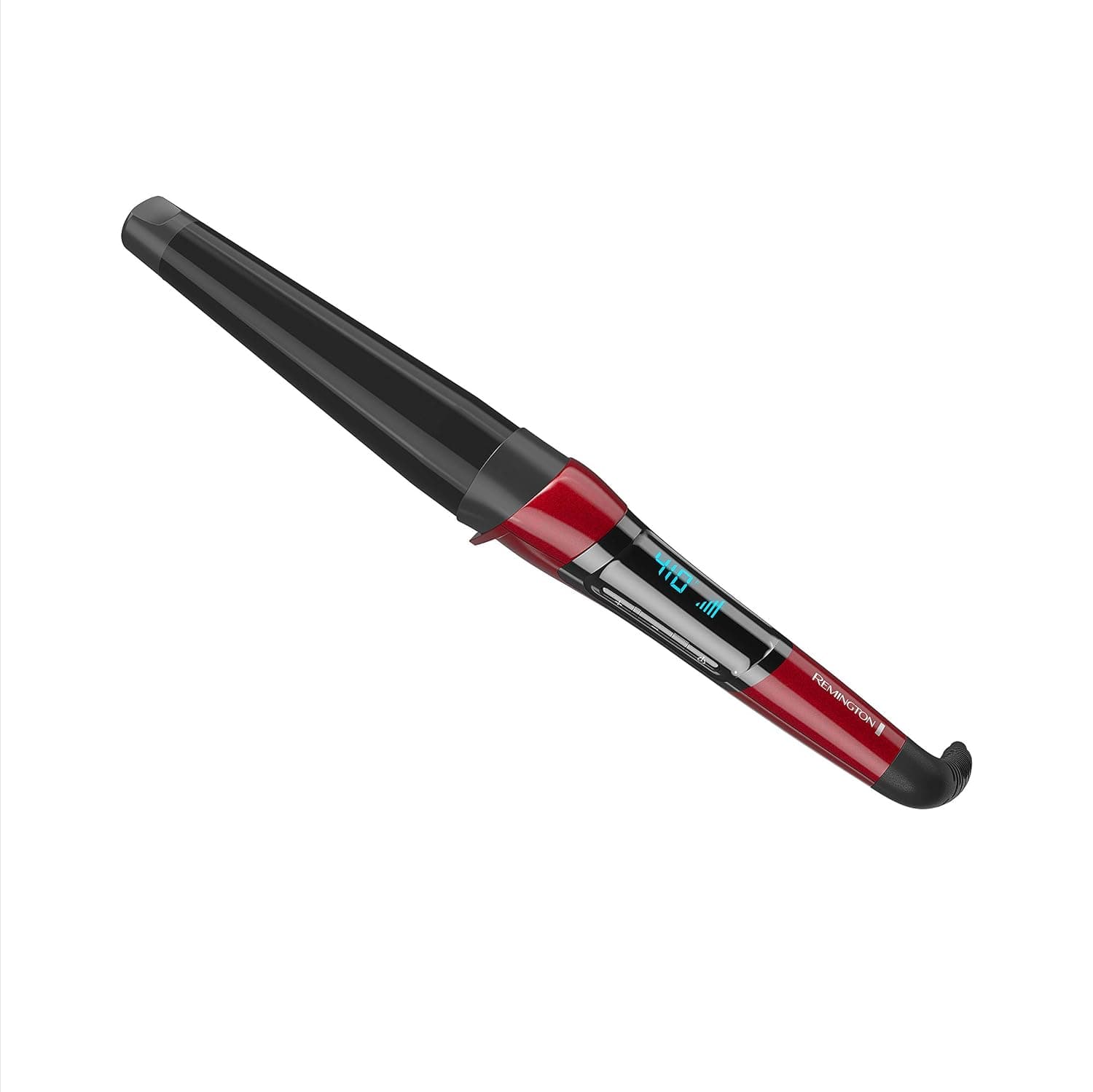 Remington Pro 1-1½" Curling Wand with Silk Ceramic Advanced Technology, Red, CI96X7B