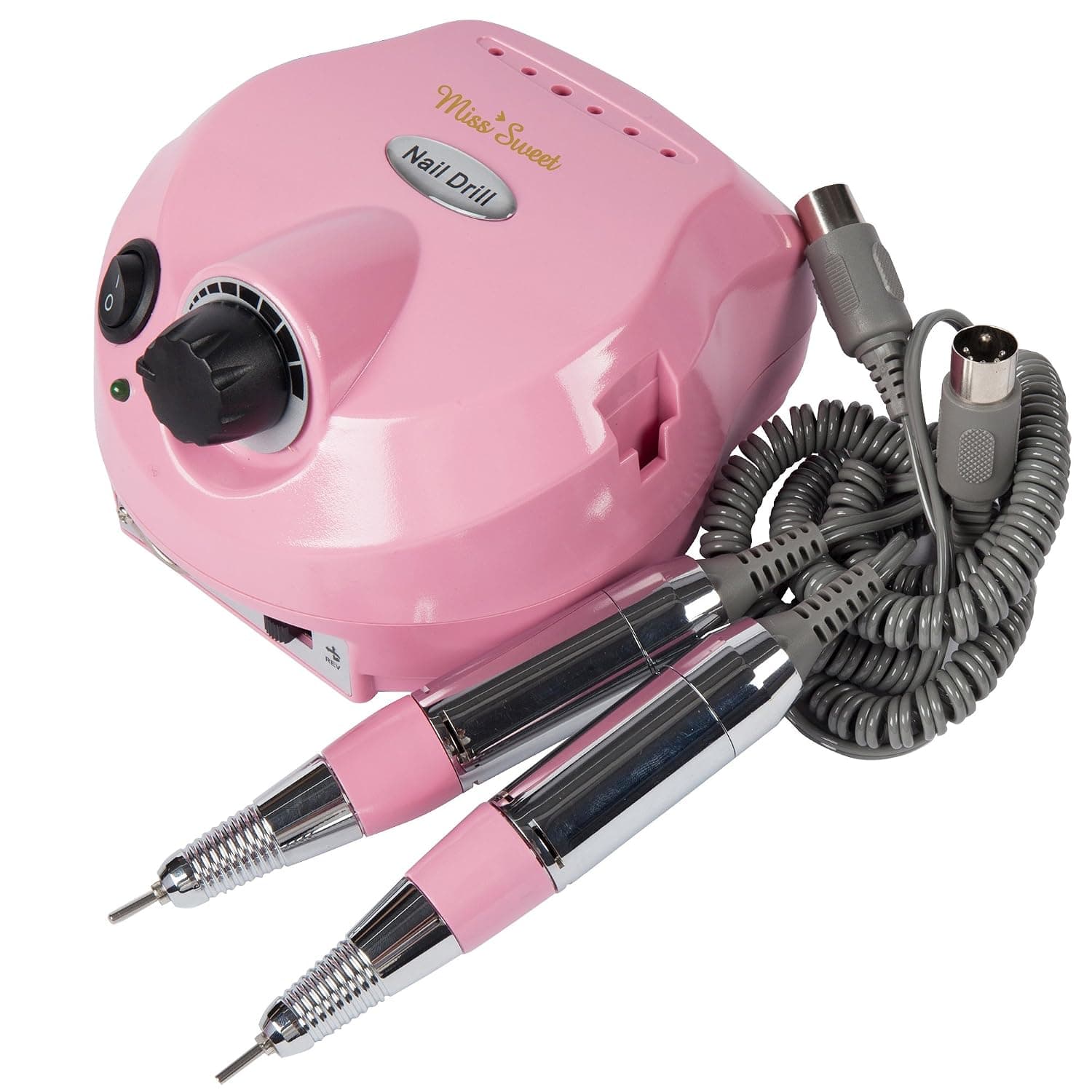 Miss Sweet Electric Nail Drill for Regular Polish Acrylic Nails RPM30000 (Pink)