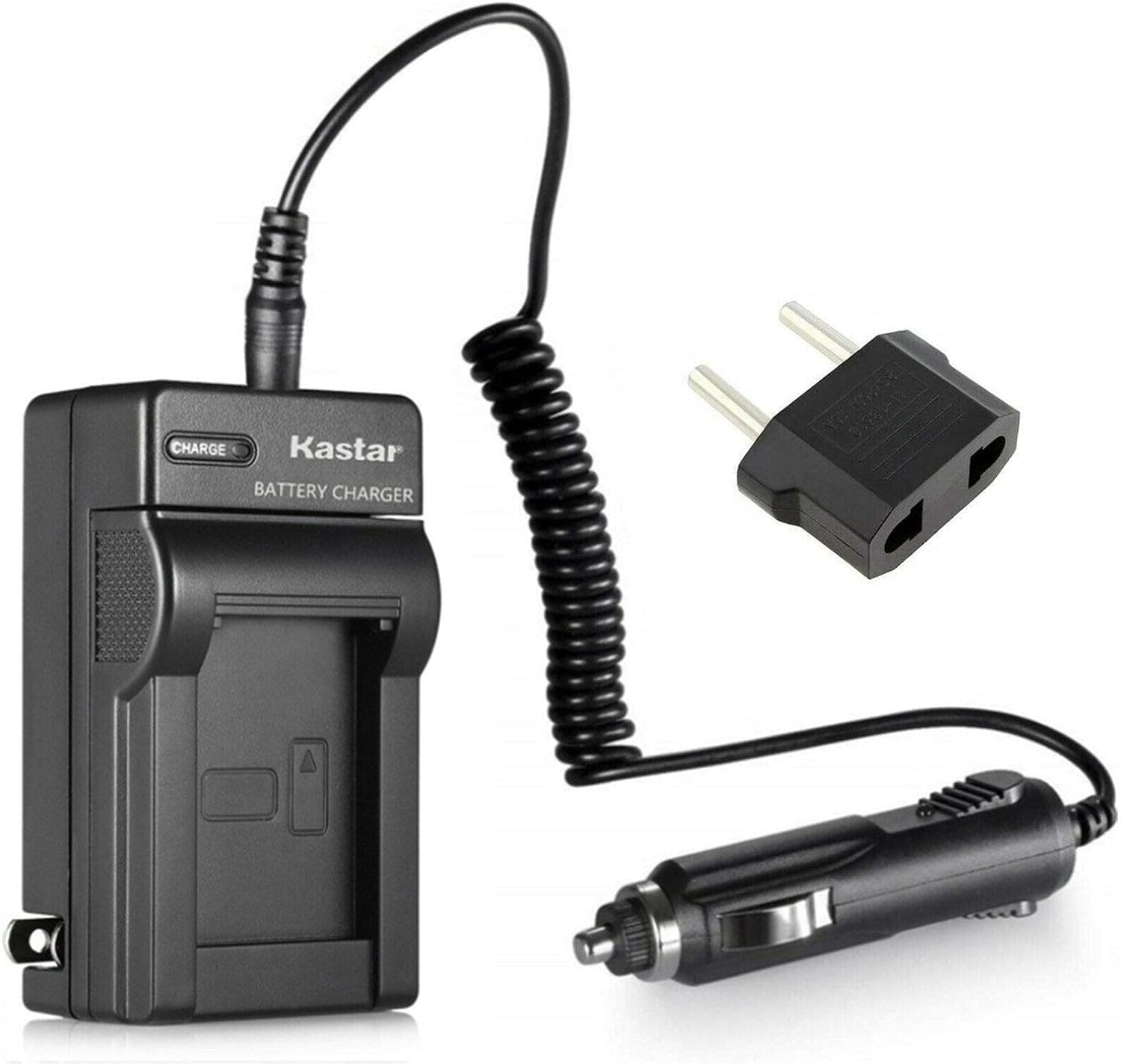 Kastar AC Charger with Car Adapter Compatible with Samsung ED-BP1410, BP-1410 Battery, Samsung NX30, EV-NX30ZZBGBUS, WB2200, Digimax WB2200, WB2200BMBCL, WB2200F, Digimax WB2200F