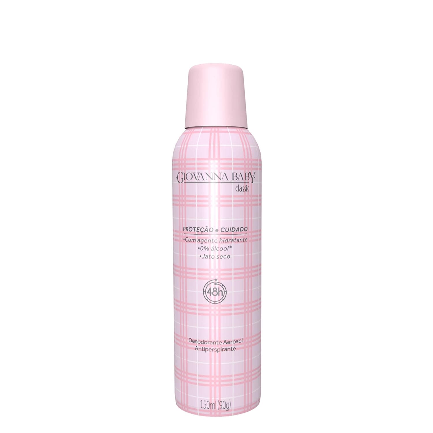 Linha Tradicional Giovanna Baby - Desodorante Antitranspirante Aerossol Classic 150ml - (Giovanna Baby Classic Collection - Classic Deodorant & Antiperspirant Aerosol 5.07 Fl Oz)