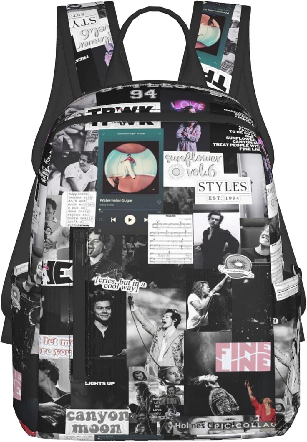 Styles Backpack Fashion Singer Travel Backpacks 3d Prints Casual Daypack Sports School Bag Outdoor For Women Men
