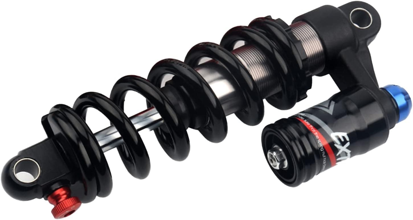 JFOYH Adjustable Oil+Coil Spring Rear Shock Suspension, Shock Absorbers for Downhill MTB Bike/E-Bike, 190mm/200mm/210mm/220mm/240mm X 550lbs