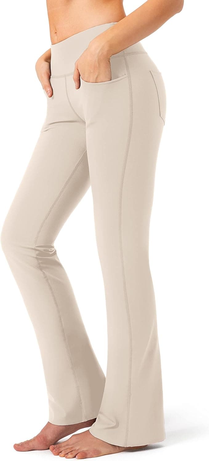 G Gradual Women's Pants with 4 Pockets High Waist Work Pants Bootcut Yoga Pants for Women